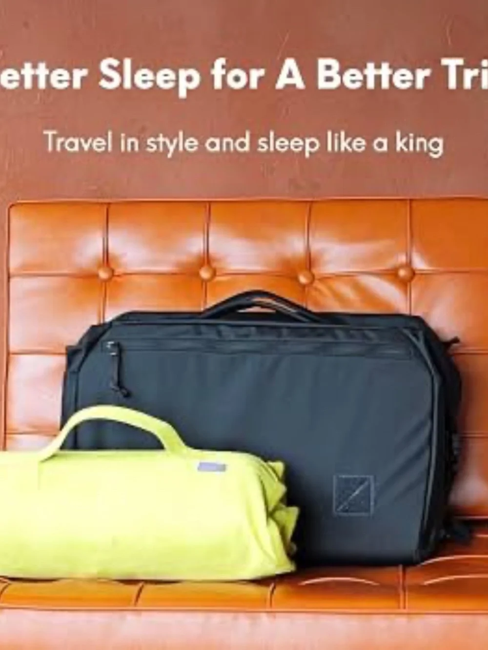 Like NEW Cushion Lab Travel Deep Sleep Pillow – Compact Memory Foam Spark $99